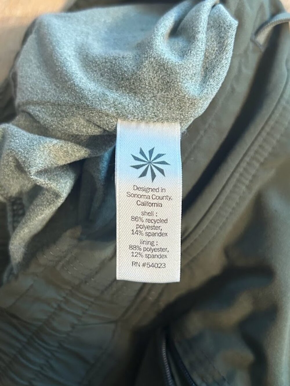 Athleta La Viva Ruched Featherweight Stretch Lined Pant 2 Olive Green 138483 - Picture 6 of 11